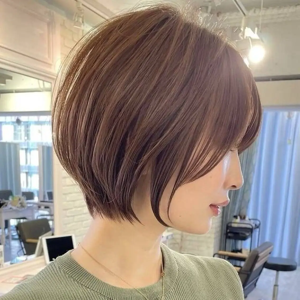 ショート カラー 🤍たむら みなみ 銀座🤍のヘアスタイル