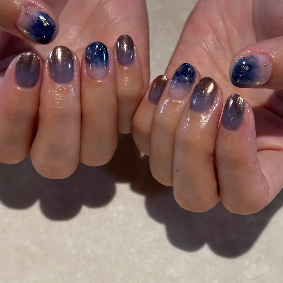 ネイル ニュアンスネイル ハンドネイル モデル募集🍑渋谷 Nanamiのネイルデザイン