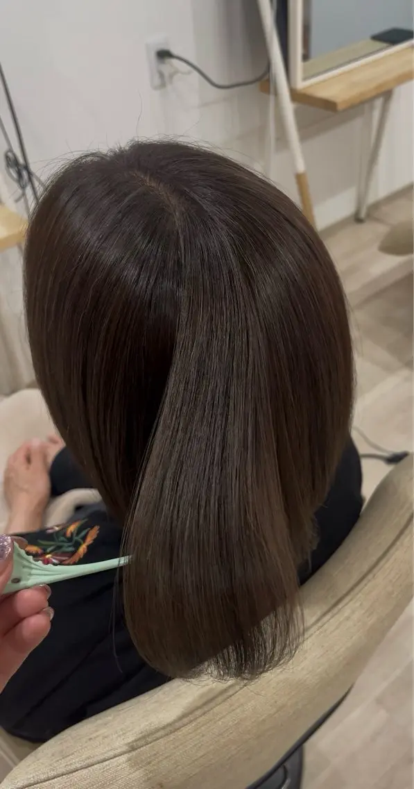 カラー 透明感カラー ヘアカラー 齋藤 遥香のヘアスタイル