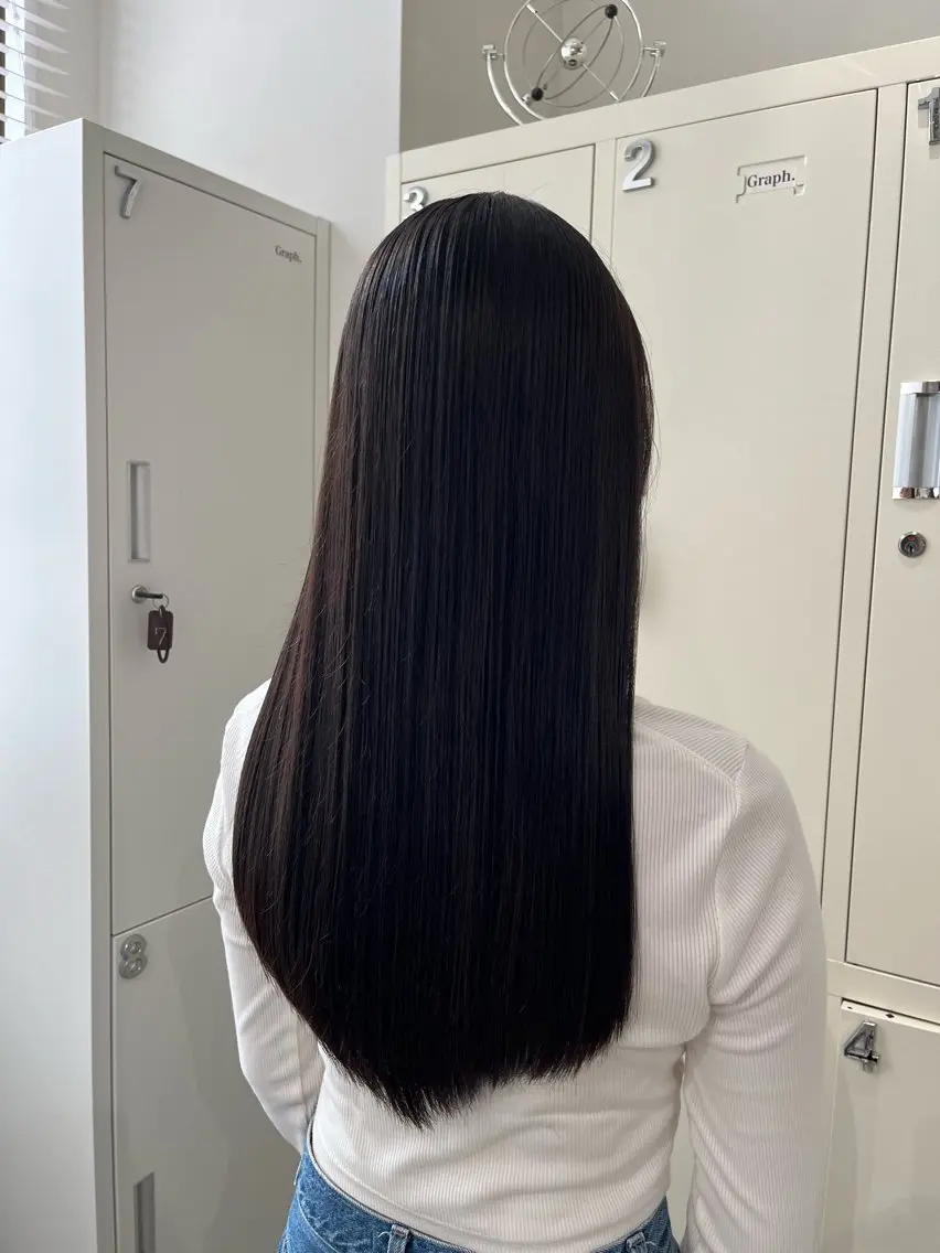 ロング 原口 桃歌のヘアスタイル