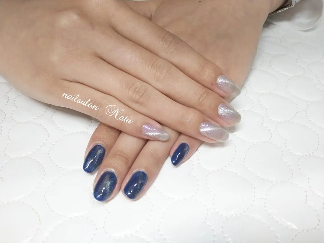 ネイル マグネットネイル nailsalon Natuのネイルデザイン