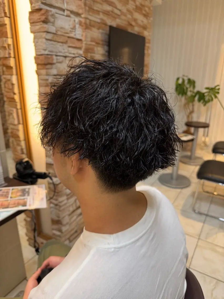 ☀️[メンズカット] +[ツイストスパイラル]+[クリームパーマ]+指名料込み☀️の写真