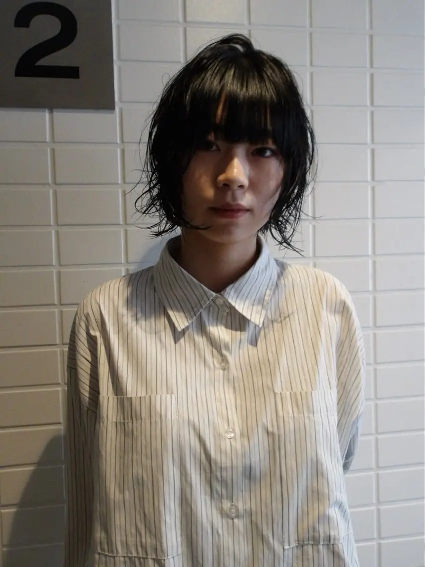 パーマ Miku / カットモデル伏見 栄のヘアスタイル
