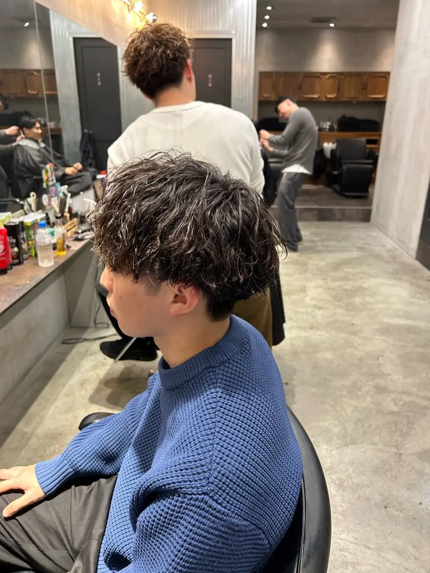 【U24学割】💈メンズカット+特殊パーマ+トリートメント💈の写真