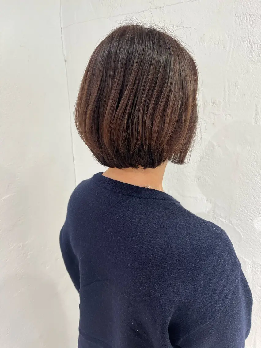 ショート カラー ボブレイヤー ボブ レイヤーカット ヘアカラー 透明感カラー/ 髪質改善/レイヤーのヘアスタイル