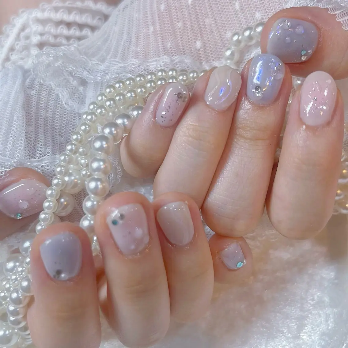 ネイル Maya 🧊🫧‪／渋谷のネイルデザイン