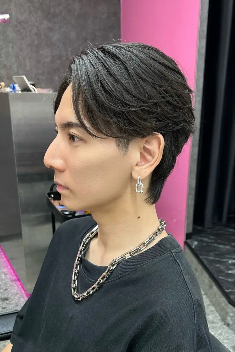 ショート カラー メンズ カット ヘアセット メンズスタイリスト 前田雄輝のヘアスタイル