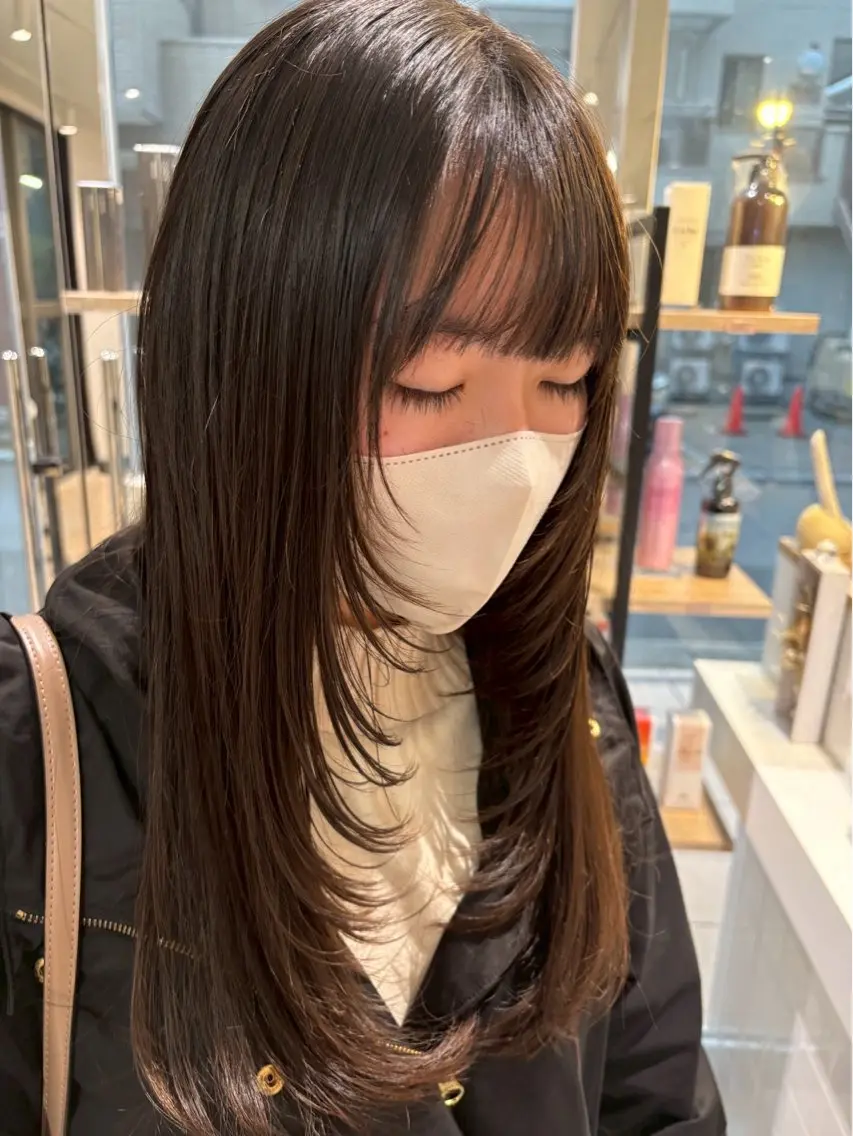 カット(顔周りにレイヤー入れたい方)➕2stepトリートメント🐾の写真