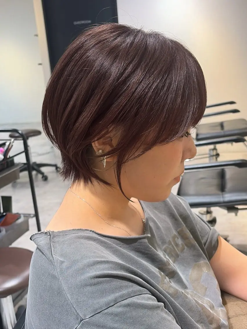 ショート 久保 佳乃のヘアスタイル