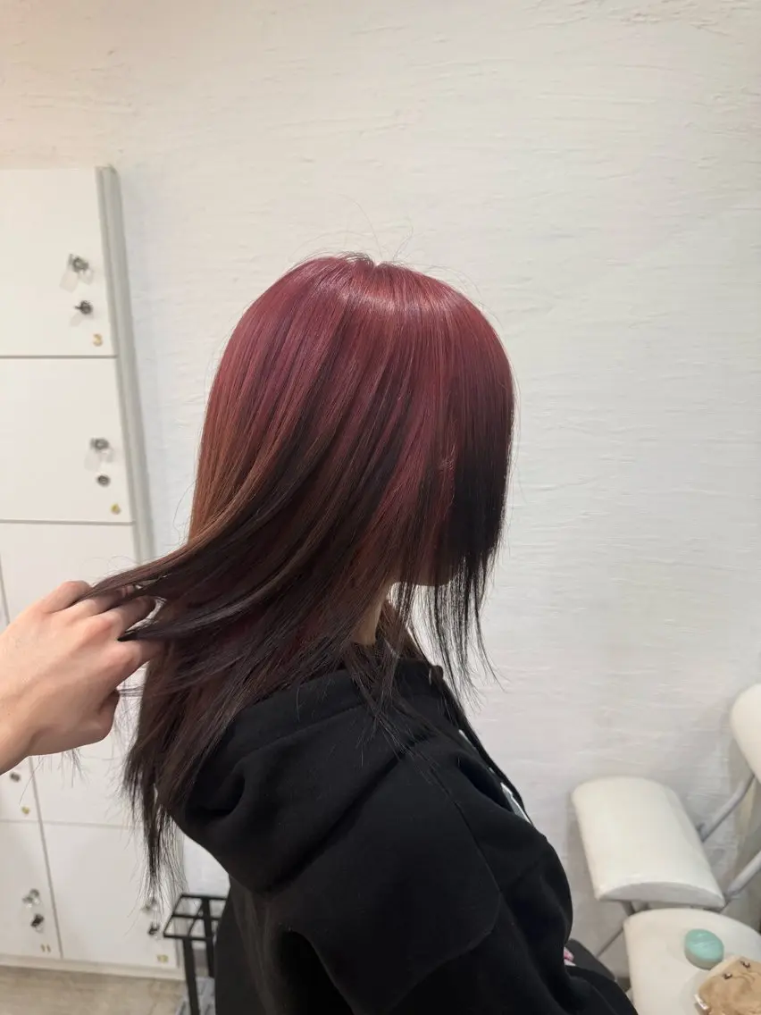 セミロング カラー 河野 大輝のヘアスタイル