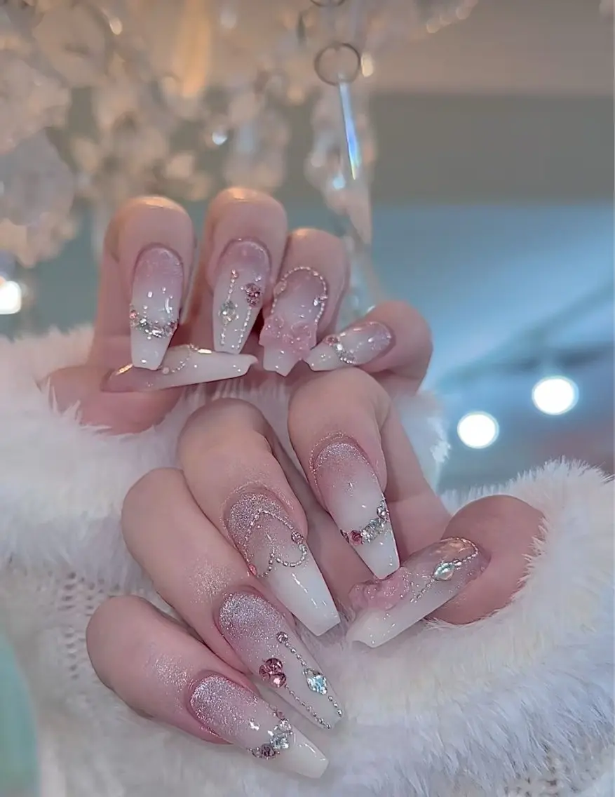 ネイル アートネイル 長さ出し フラッシュネイル ジェルネイル 氷ネイル・うるうるネイル ハンドネイル kana nailのネイルデザイン