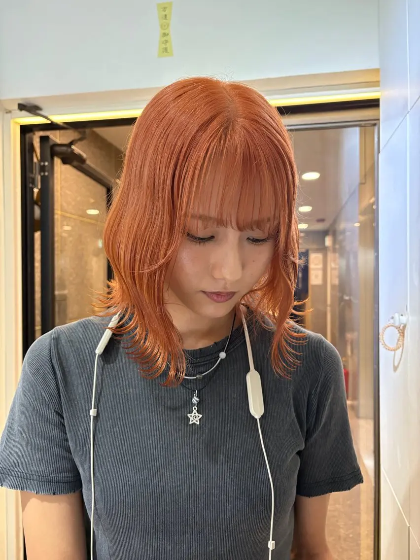 【 5/12 ボブ限定🧒🏼 】ブリーチWカラー+卵殻膜tr付き♡の写真