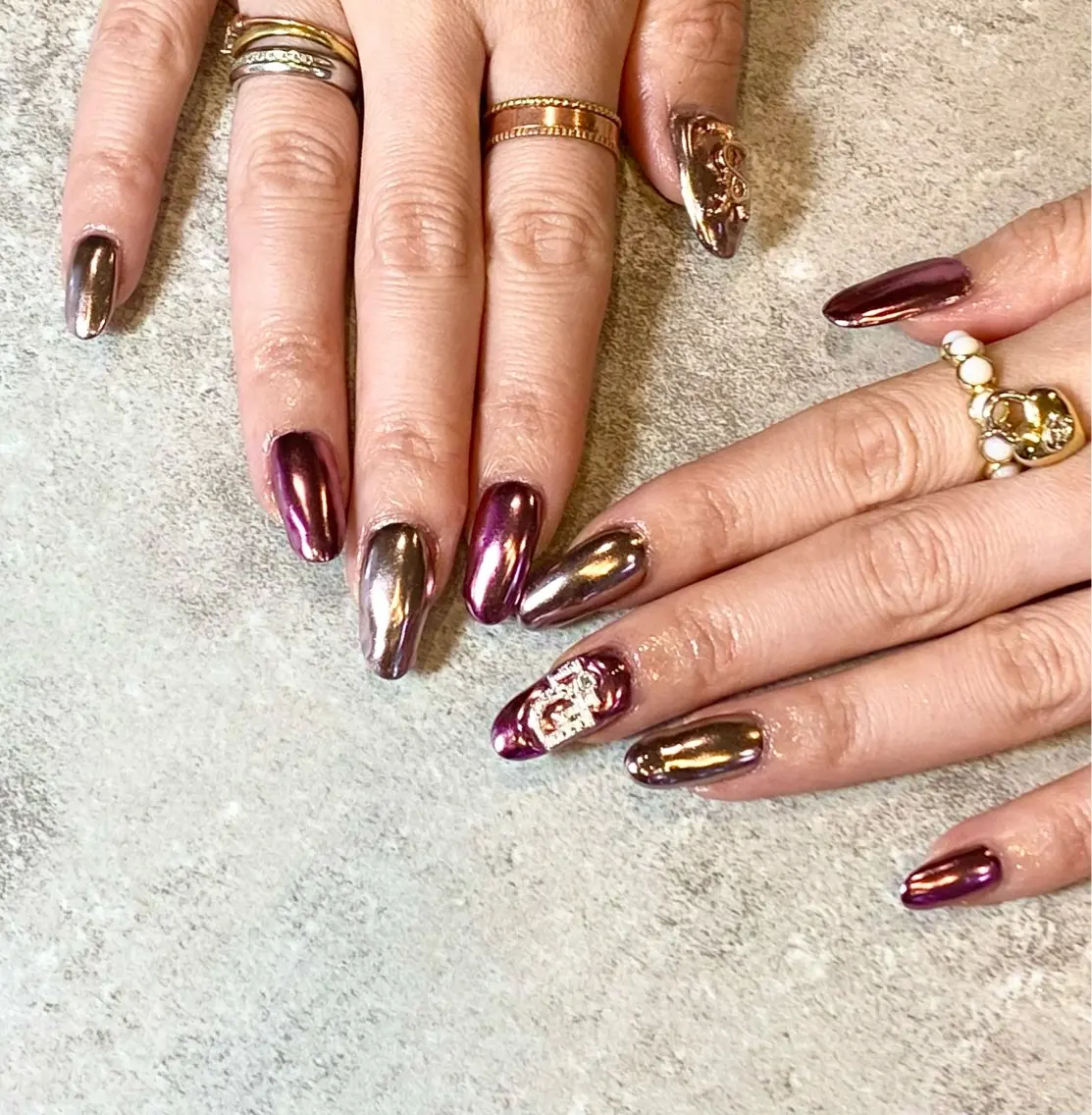 ネイル ミラーネイル ハンドネイル Narumi nailのネイルデザイン