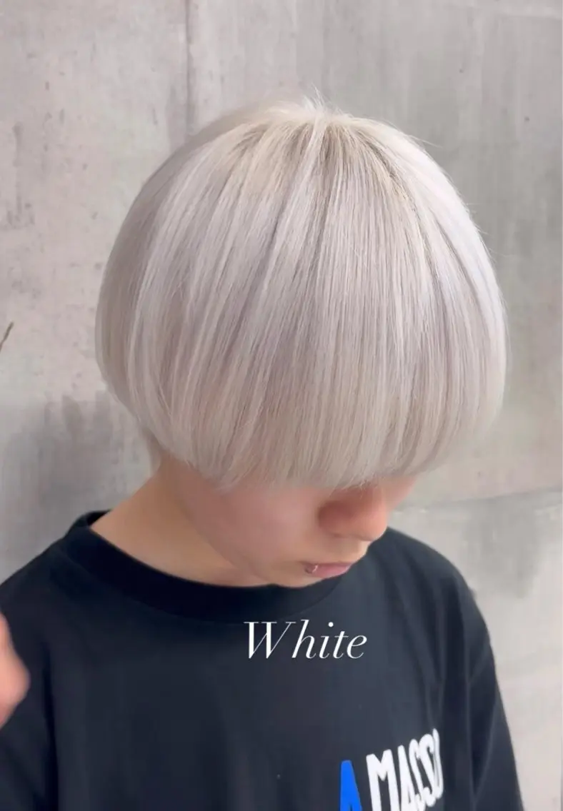 ショート カラー ヘアアレンジ メンズ 🌈【🎀ヘアデザイ ナー🎀】✨ノン✨のヘアスタイル