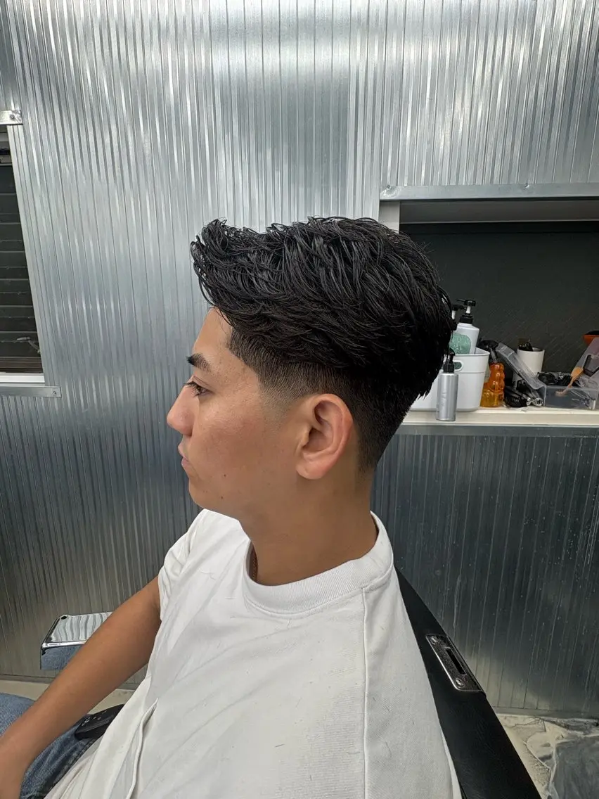 ショート パーマ 小池 一心のヘアスタイル