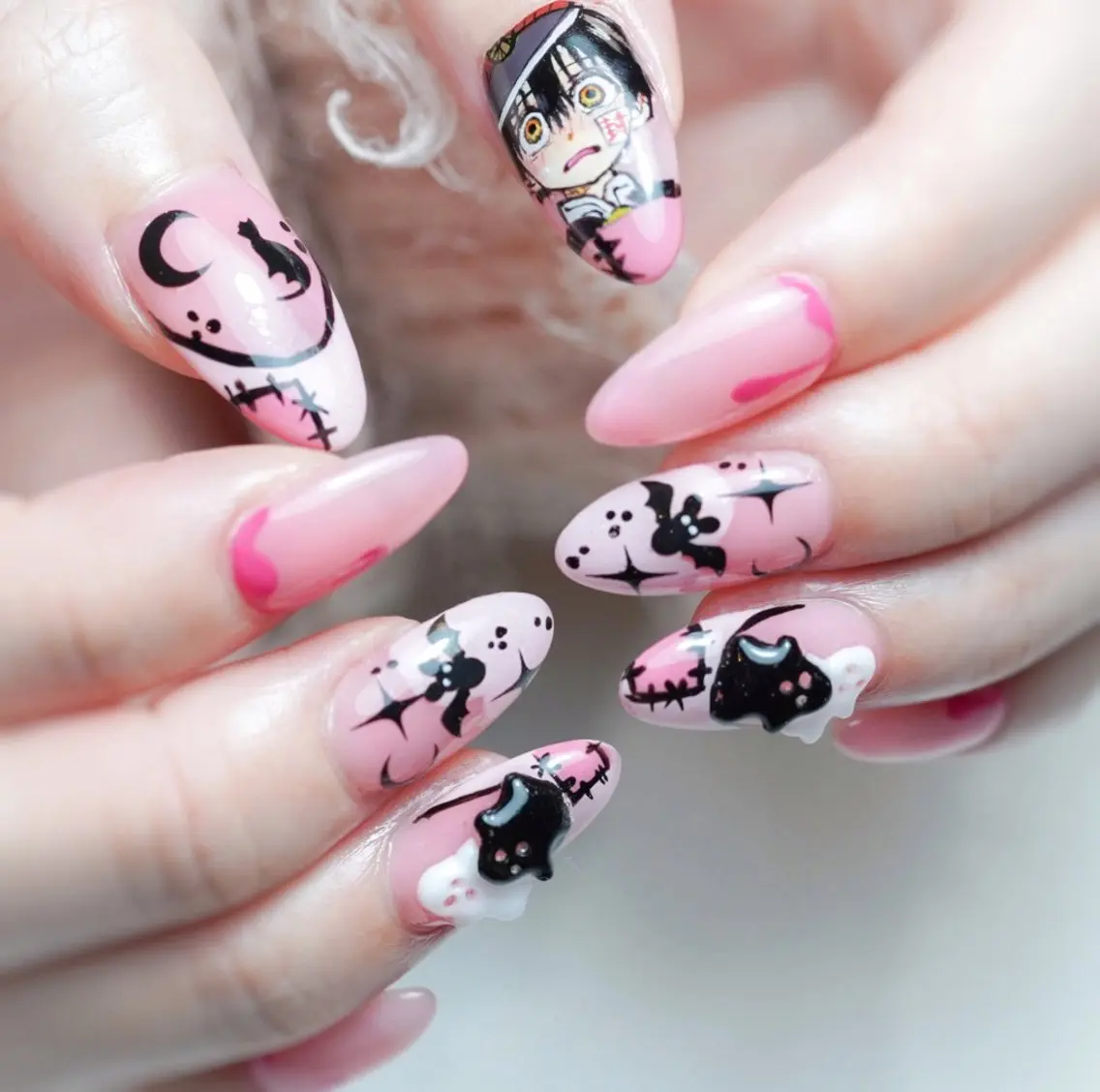 セミロング ハンドネイル Re nailのネイルデザイン