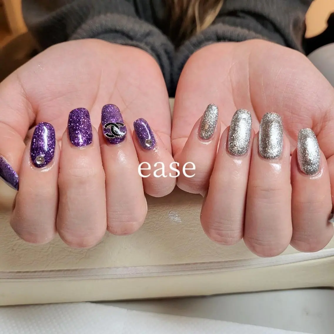 ショート カラー キッズ パーマ ネイル ヘアアレンジ マツエク・マツパ メンズ アイブロウ ease NAILSALONのネイルデザイン