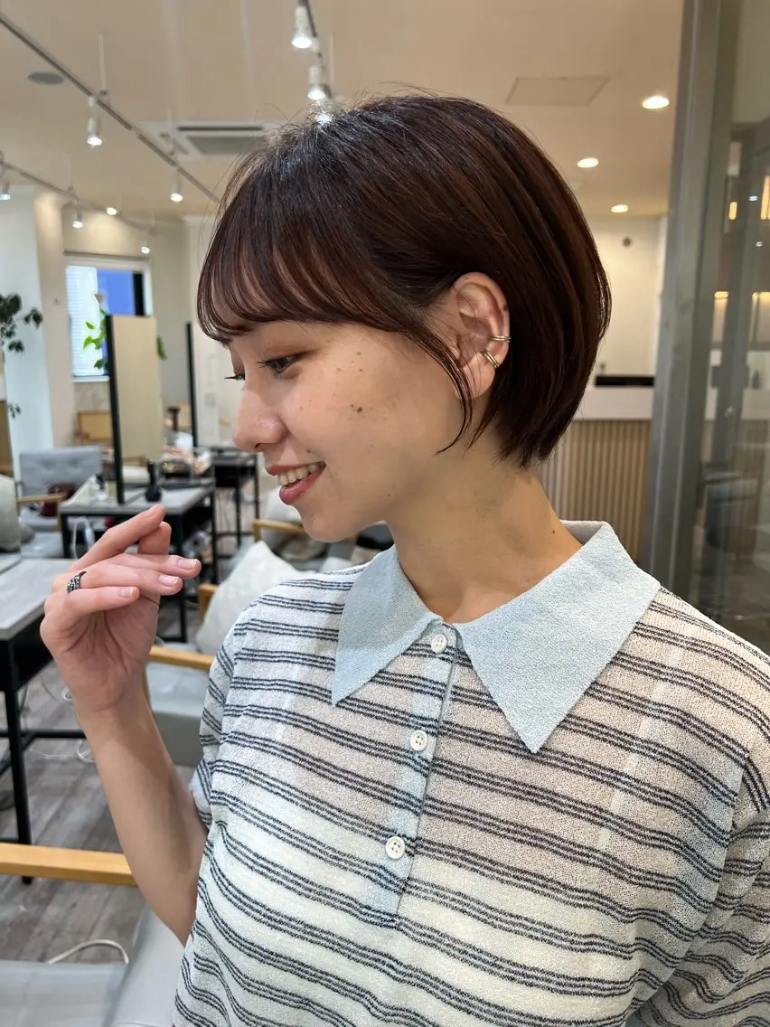 ショート 羽田 ひろむのヘアスタイル