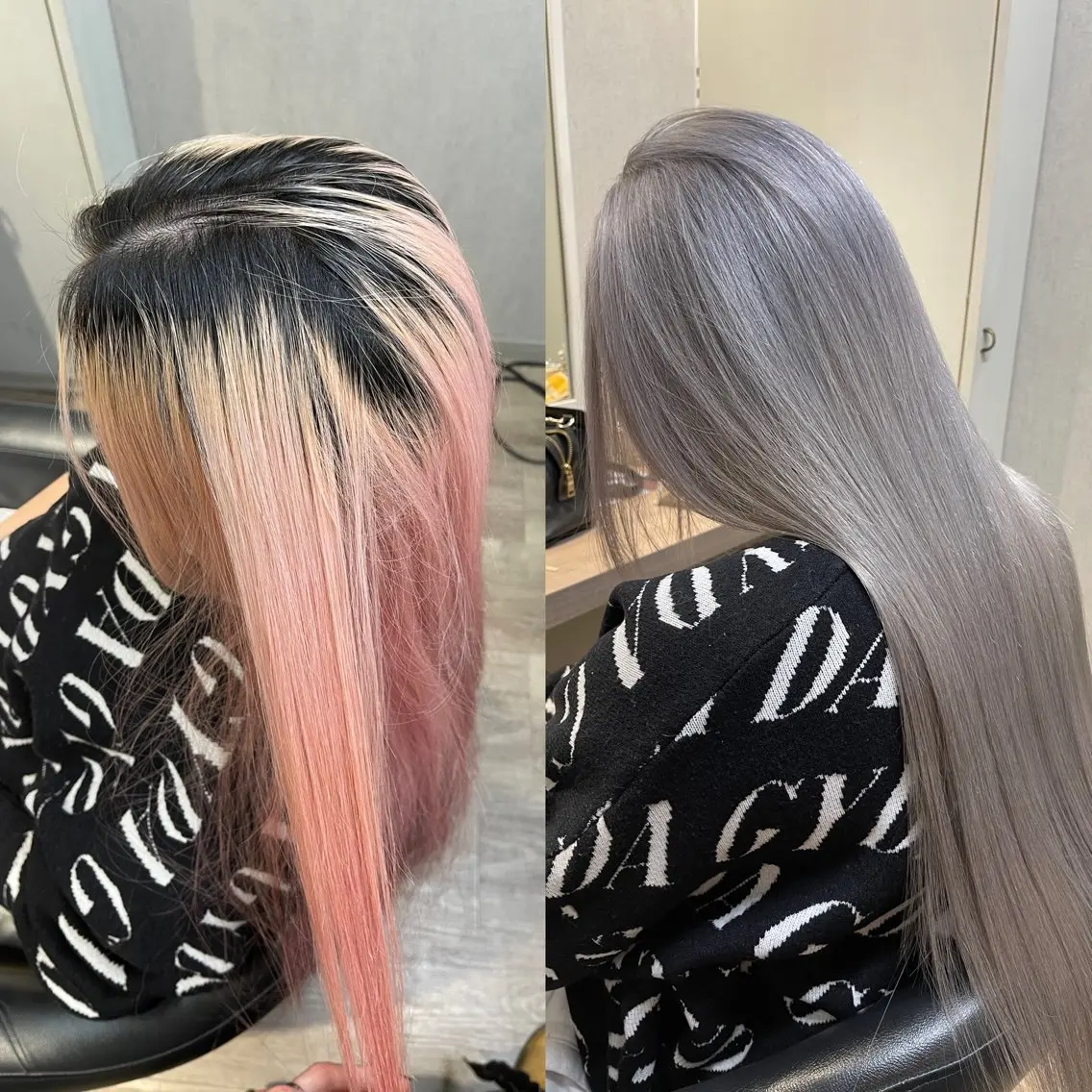 ロング カラー ヘアカラー トリートメント ANDIAMO SAKAE🍁楓のヘアスタイル