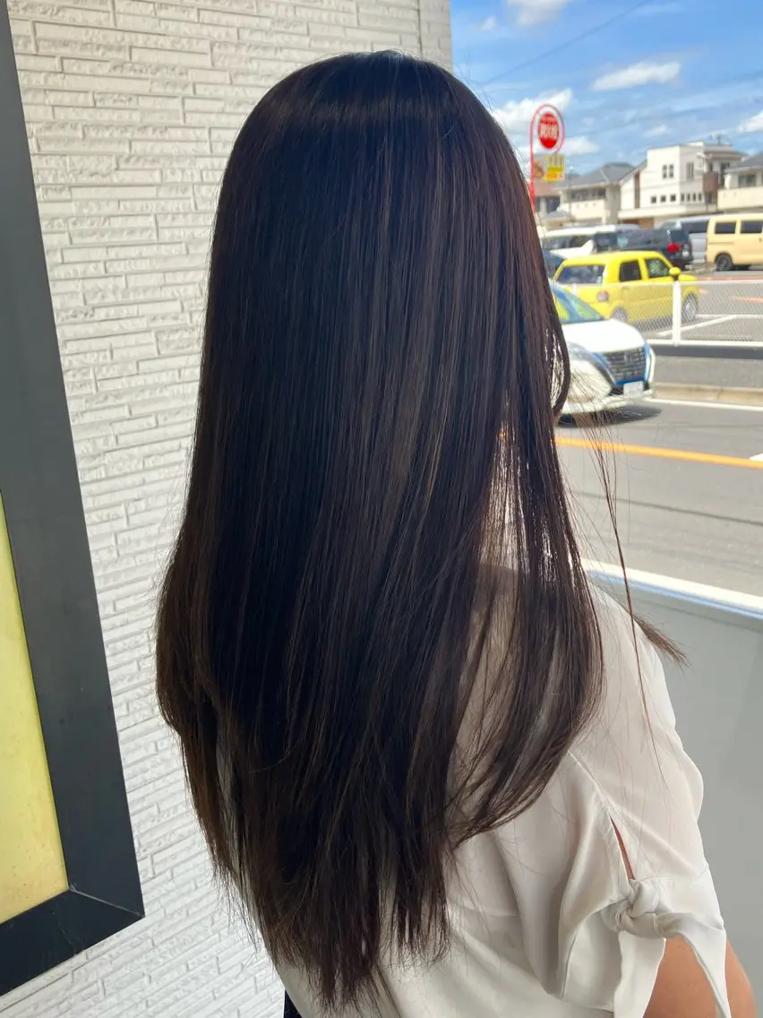 ロング カラー カット 原口 竜惺のヘアスタイル