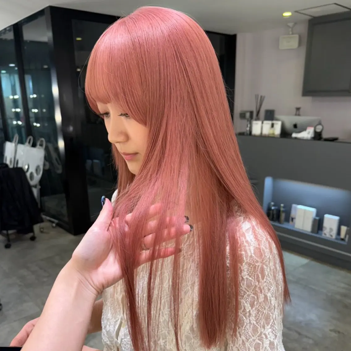 ロング 金町美容室 お洒落roomルシアのヘアスタイル