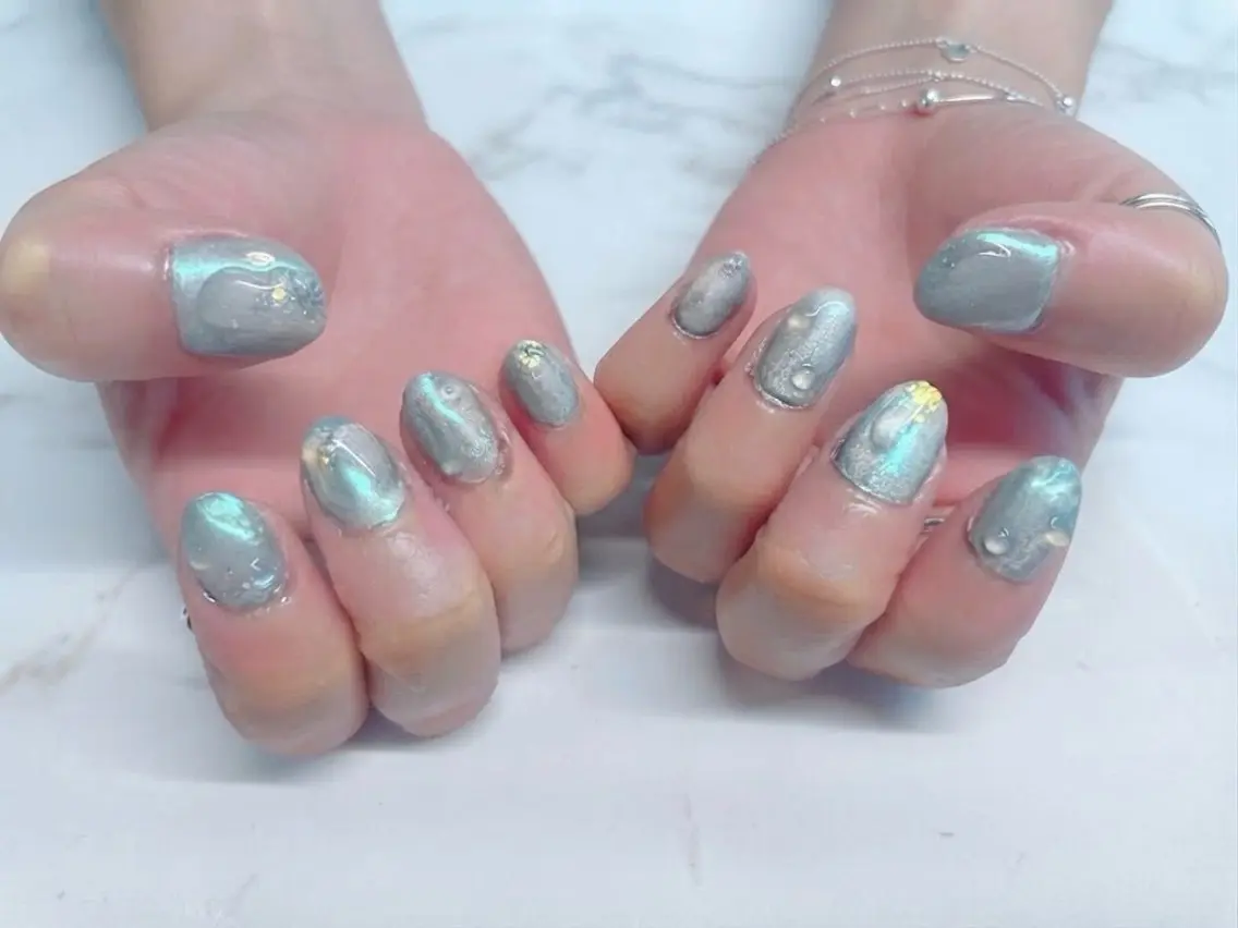 ミディアム ハンドネイル Nail Salon midnightのネイルデザイン
