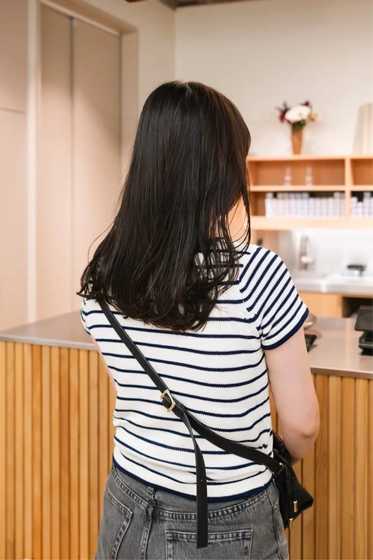 ミディアム カラー fuchigami suzunoのヘアスタイル