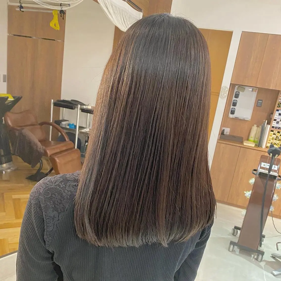 セミロング 髪質改善 髪質改善特化 安東駿介のヘアスタイル