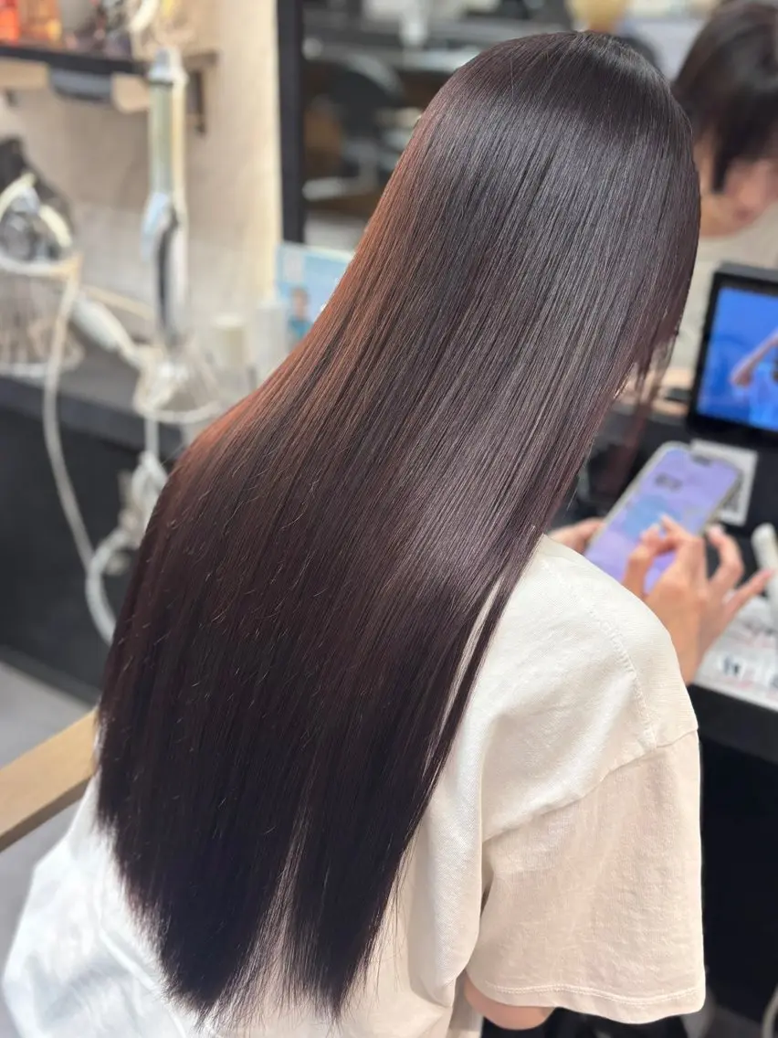 ロング カット ヘアカラー トリートメント 似合わせカット🫧透 明感カラー🫧maiのヘアスタイル