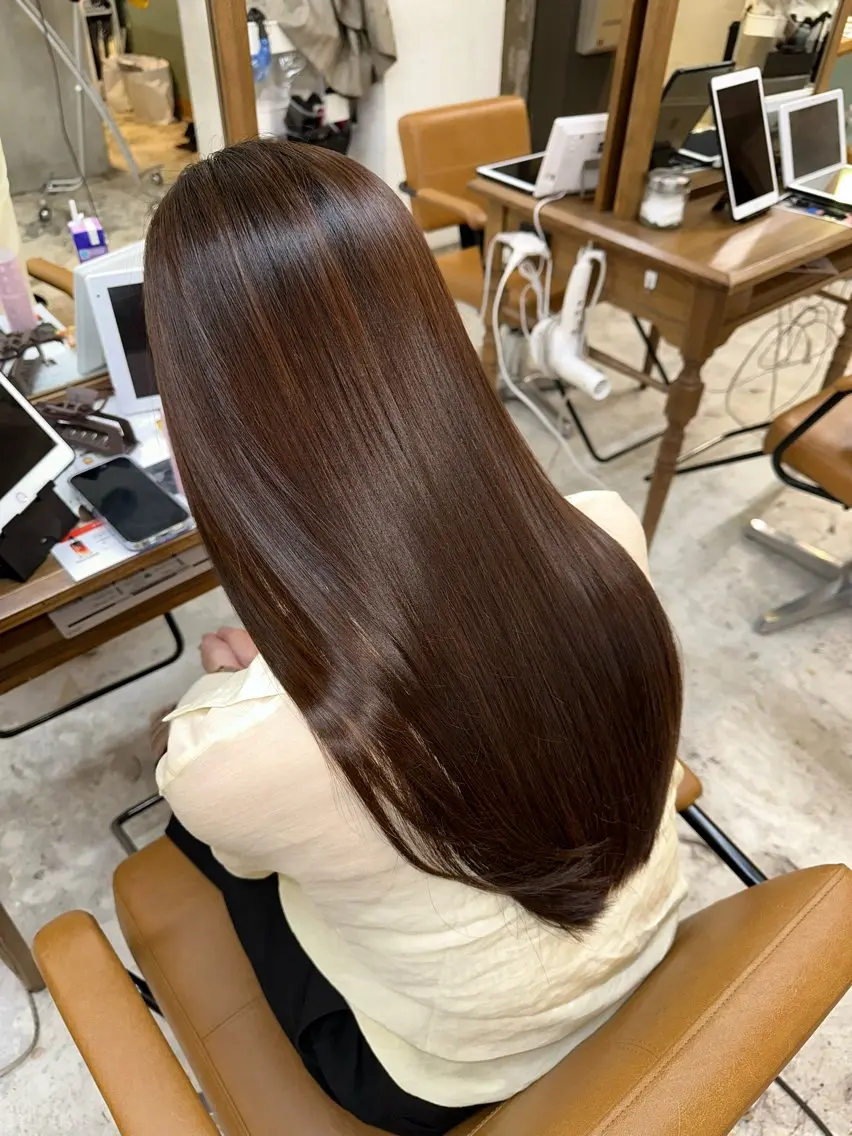 ロング 縮毛/髪質改善🌈 川井雄太のヘアスタイル
