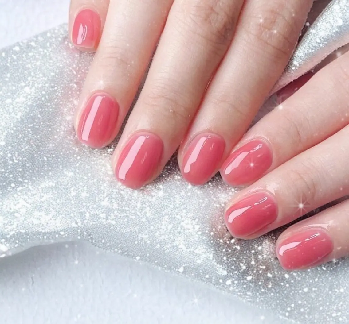 ネイル ピンク ハンドネイル Best Nail Yu🎀🫧のネイルデザイン