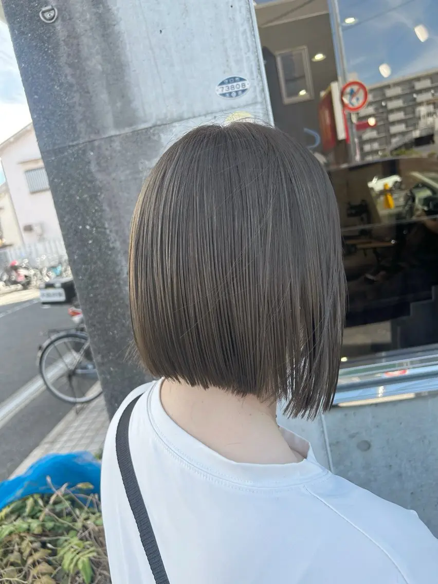 カラー グレージュ オリーブグレージュ オリーブグレー みきゆうか🫧 大人可愛い製造機🫧のヘアスタイル