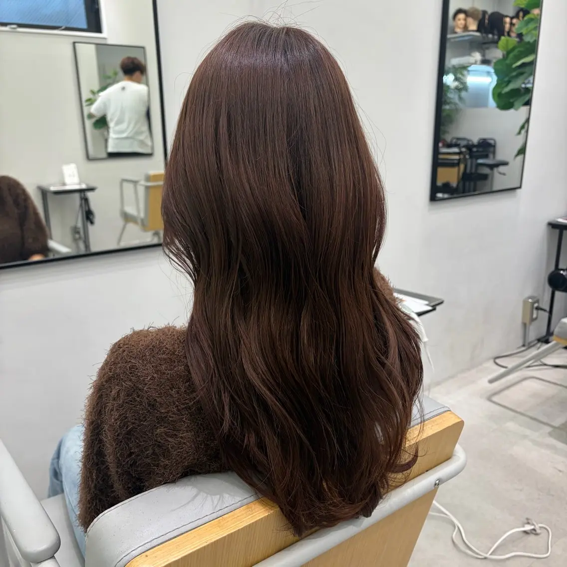 ロング カラー ブラウンカラー カット ヘアカラー joule 藤原沙綾のヘアスタイル