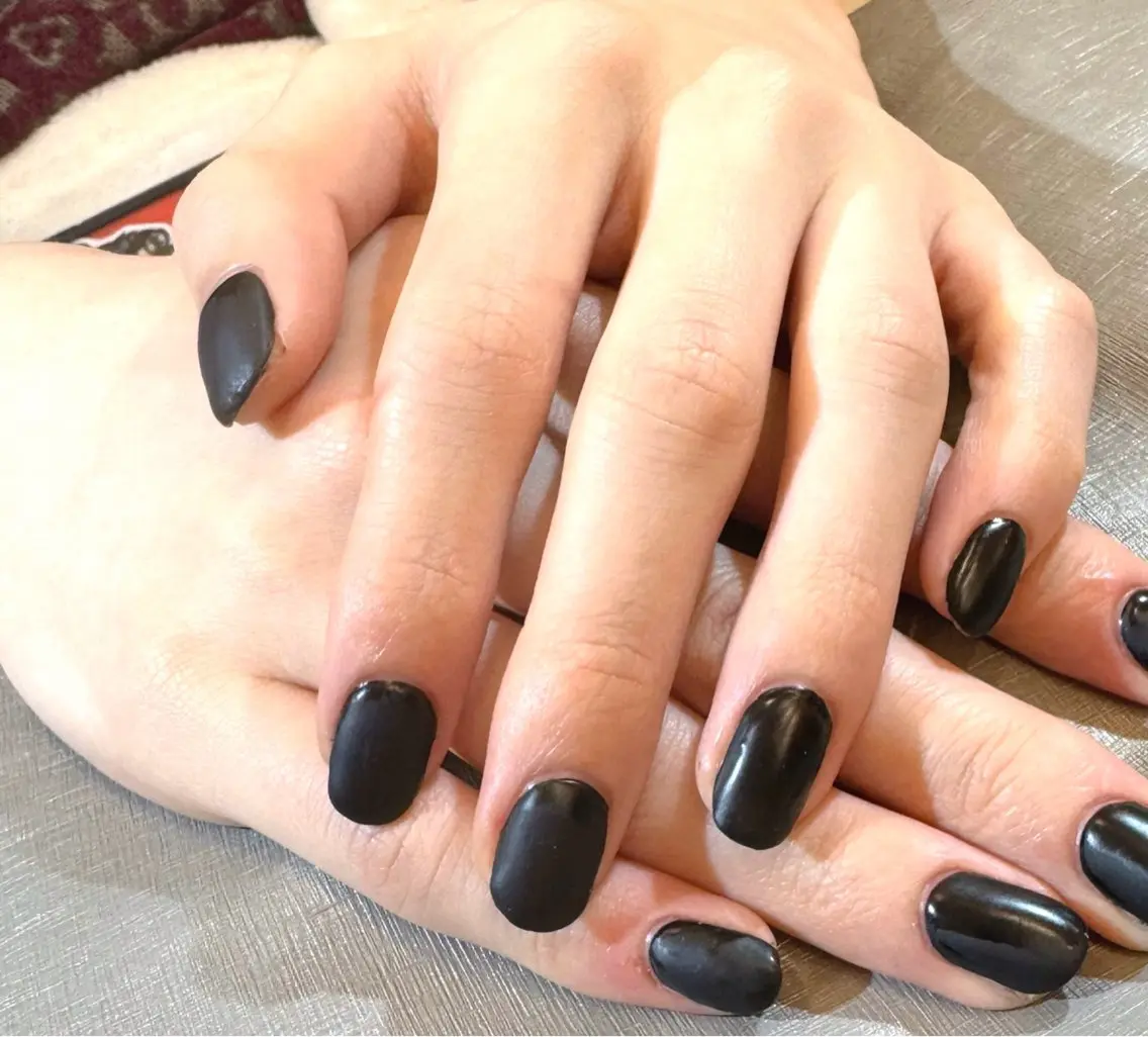 メンズ ネイル マットネイル メンズネイル シンプルネイル MIMnail メンズネイリストのネイルデザイン