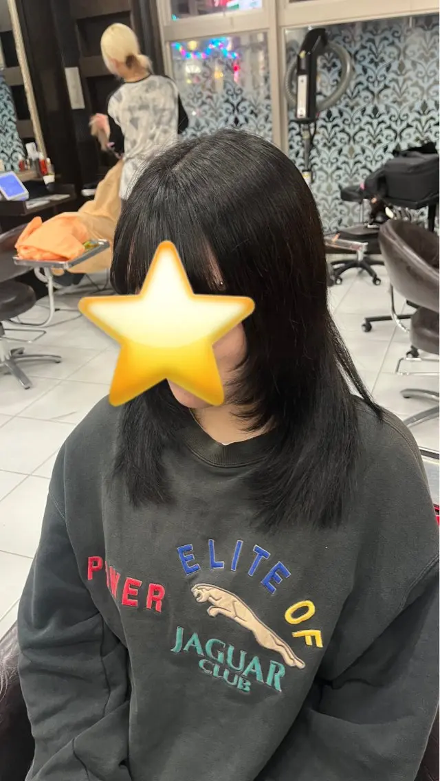 セミロング 顔周りカット レイヤーカット 小顔カット ショートカット募集 ❤️ྀིHINATAのヘアスタイル