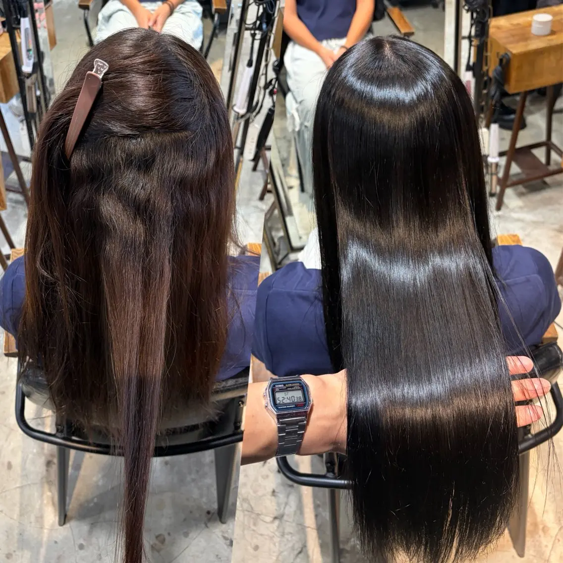 ロング カラー ヘアアレンジ 透明感カラー カット ヘアカラー 縮毛矯正 トリートメント レイヤー/艶髪矯正 🪐takushiのヘアスタイル