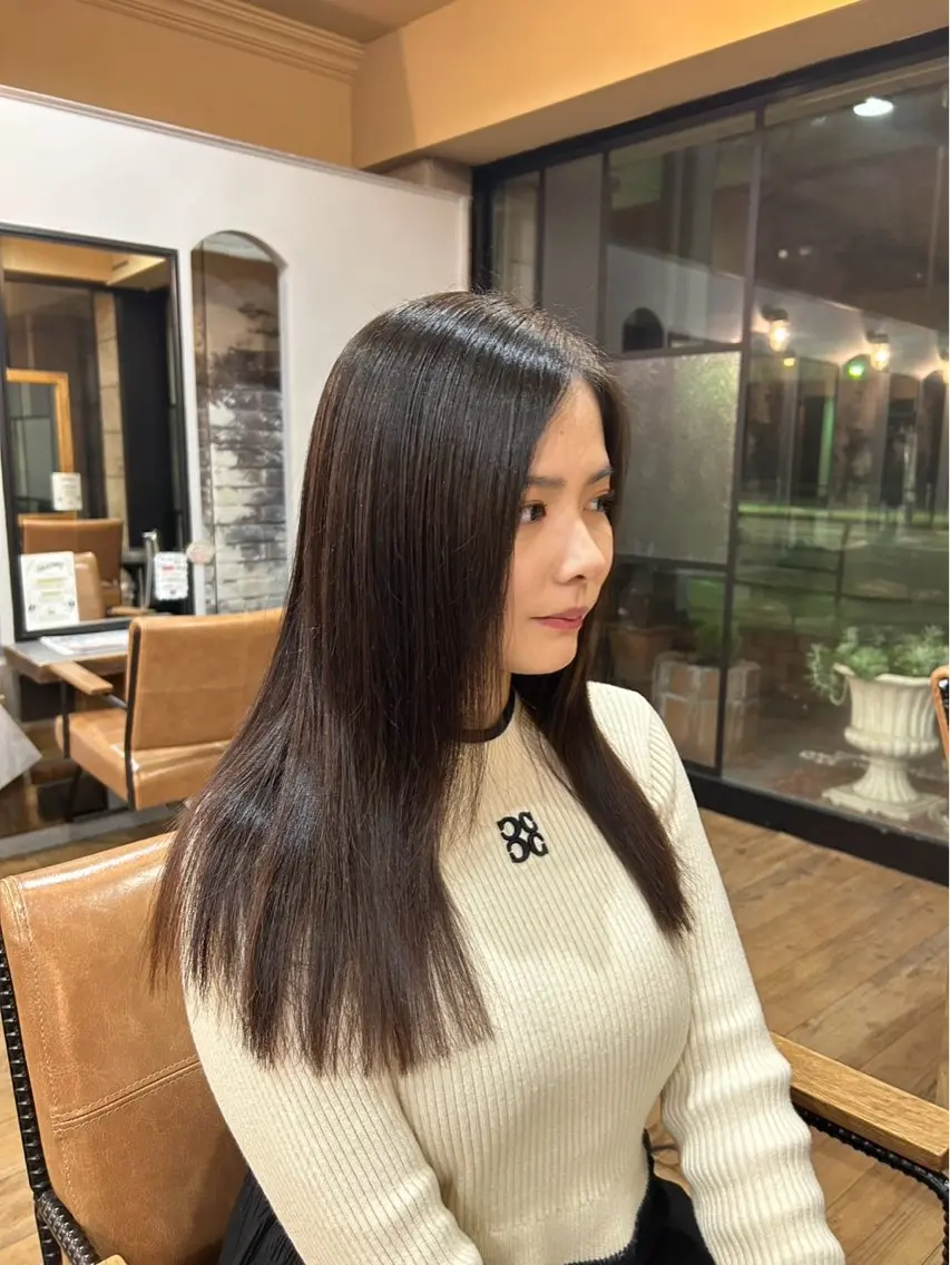 縮毛矯正 SHIAN立川 マホのヘアスタイル