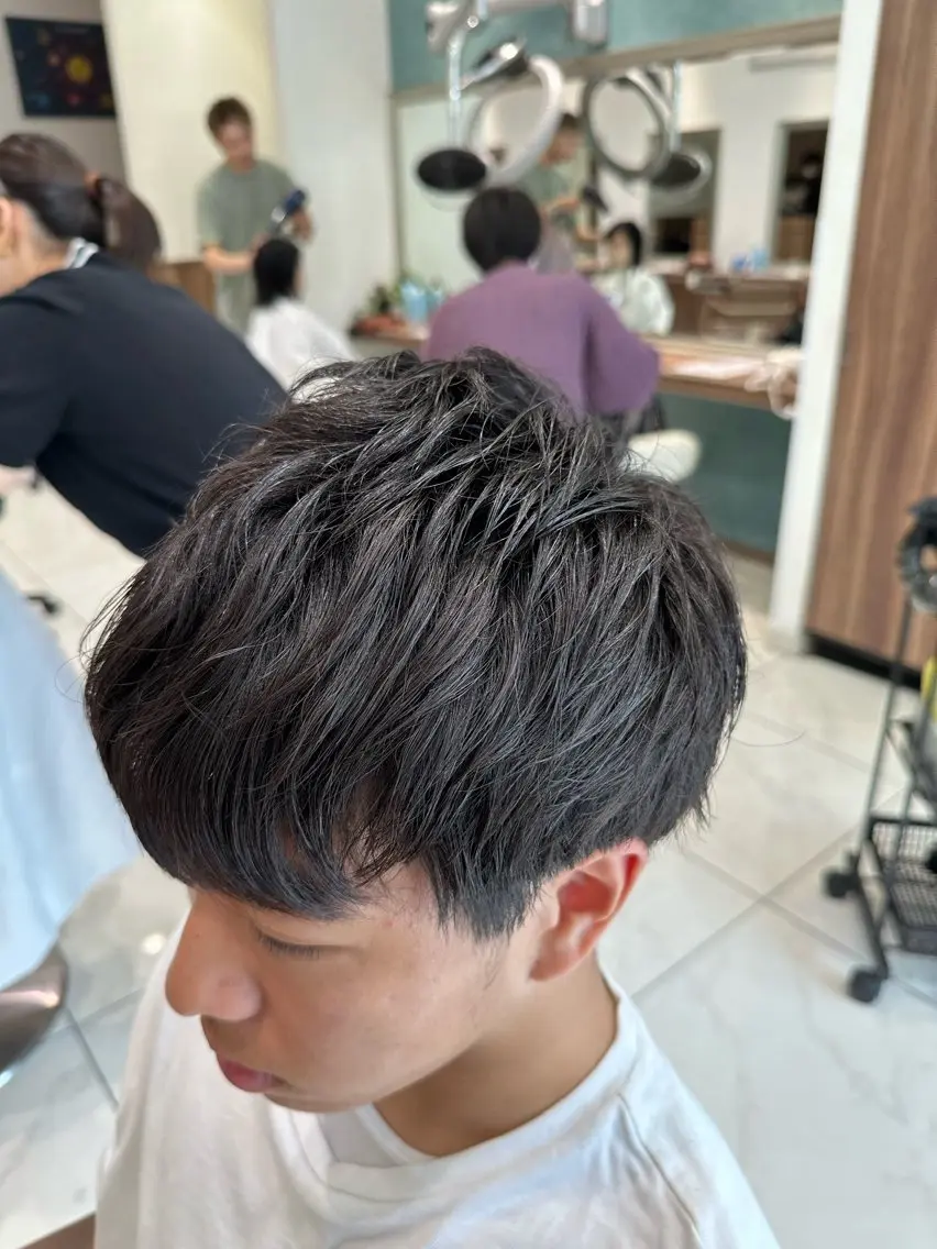 メンズ マッシュ 学生(メンズ向け) カット トリートメント メンズカット/カラー 💠進藤龍之介のヘアスタイル