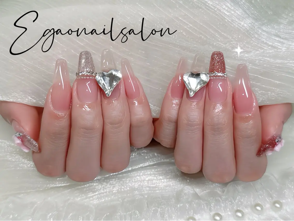 ネイル アートネイル フットネイル フレンチネイル ジェルネイル グラデーション ハンドネイル EGAO NAIL 錦糸町店のネイルデザイン