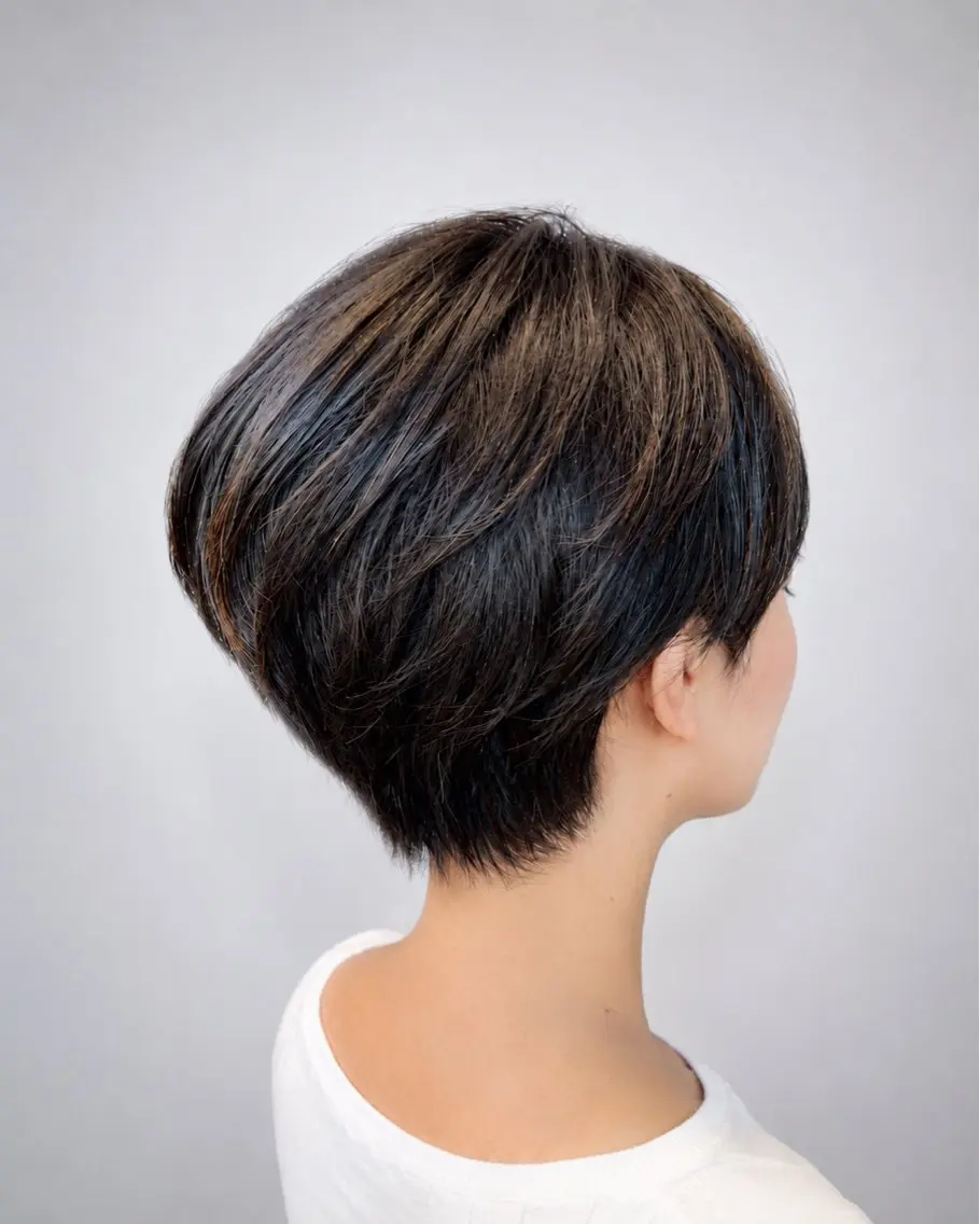 ショート カラー ショートヘア カット ヘアカラー トリートメント ヘッドスパ 久木原 ゆりのヘアスタイル