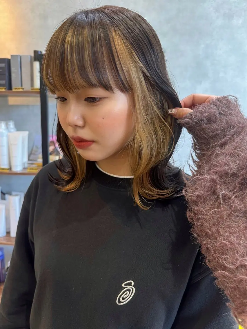 ミディアム ミストバング belle / Honoka🧁のヘアスタイル