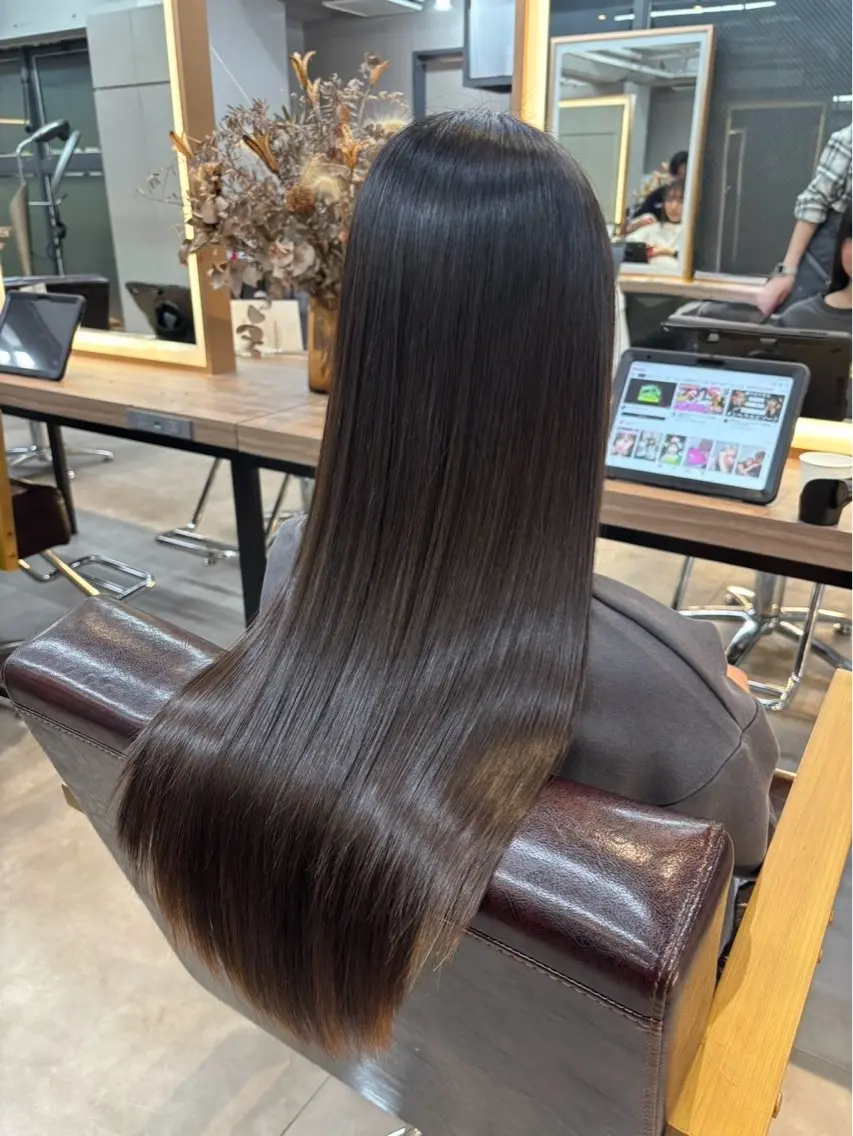 ロング 暖色カラー❤️ 艶/透明感🩶meiのヘアスタイル