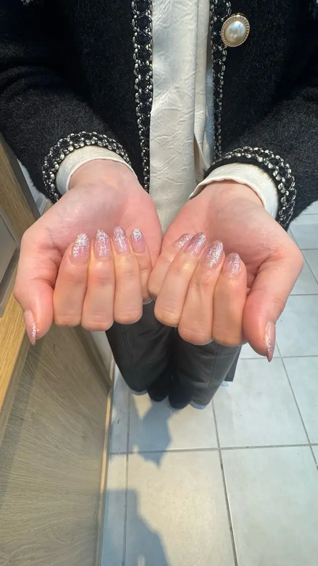 ネイル ラメ(グリッター) ラメグラデーション natsumi nailのネイルデザイン