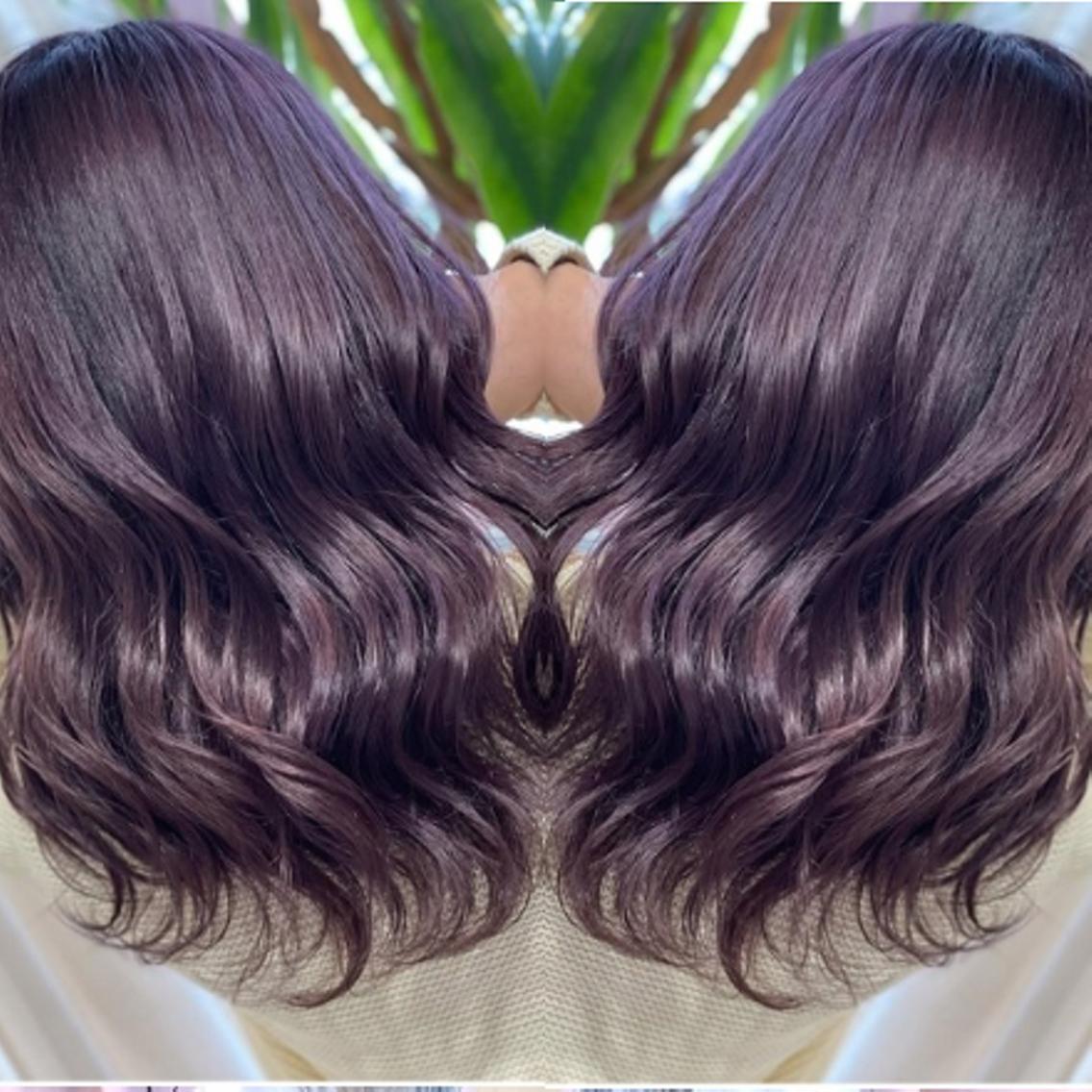 カラー ロング ヘアカラー トリートメント ブリーチカラー矢場町 ハイトーン 栄 平野のヘアスタイル