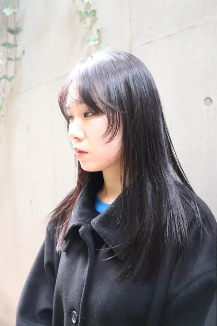 セミロング カラー 似合わせカット /パーマ岡本淳平のヘアスタイル