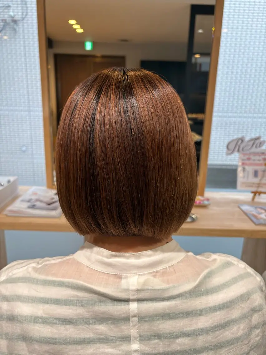 ショート ボブ ショートヘア 荒木 帆香のヘアスタイル