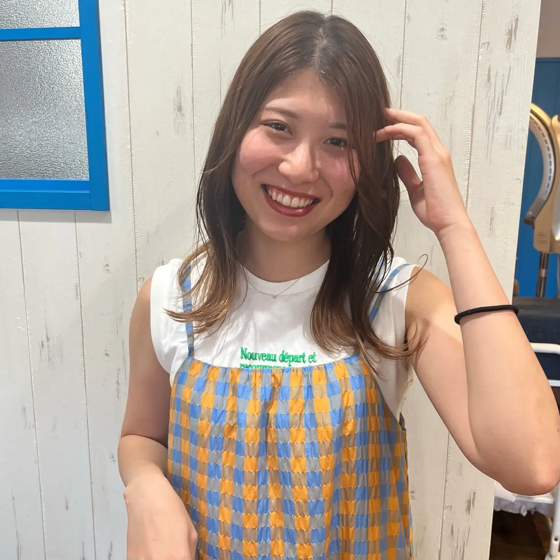 ミディアム 石井 良典のヘアスタイル