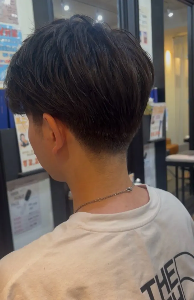 メンズ 刈り上げ 田邉 莉陸のヘアスタイル