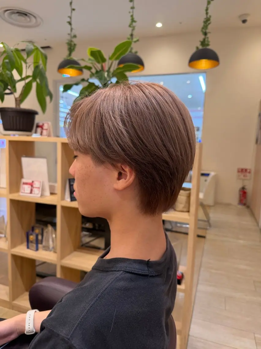 ショート カラー メンズ カット メンズカット／パーマ 牛尾丈のヘアスタイル