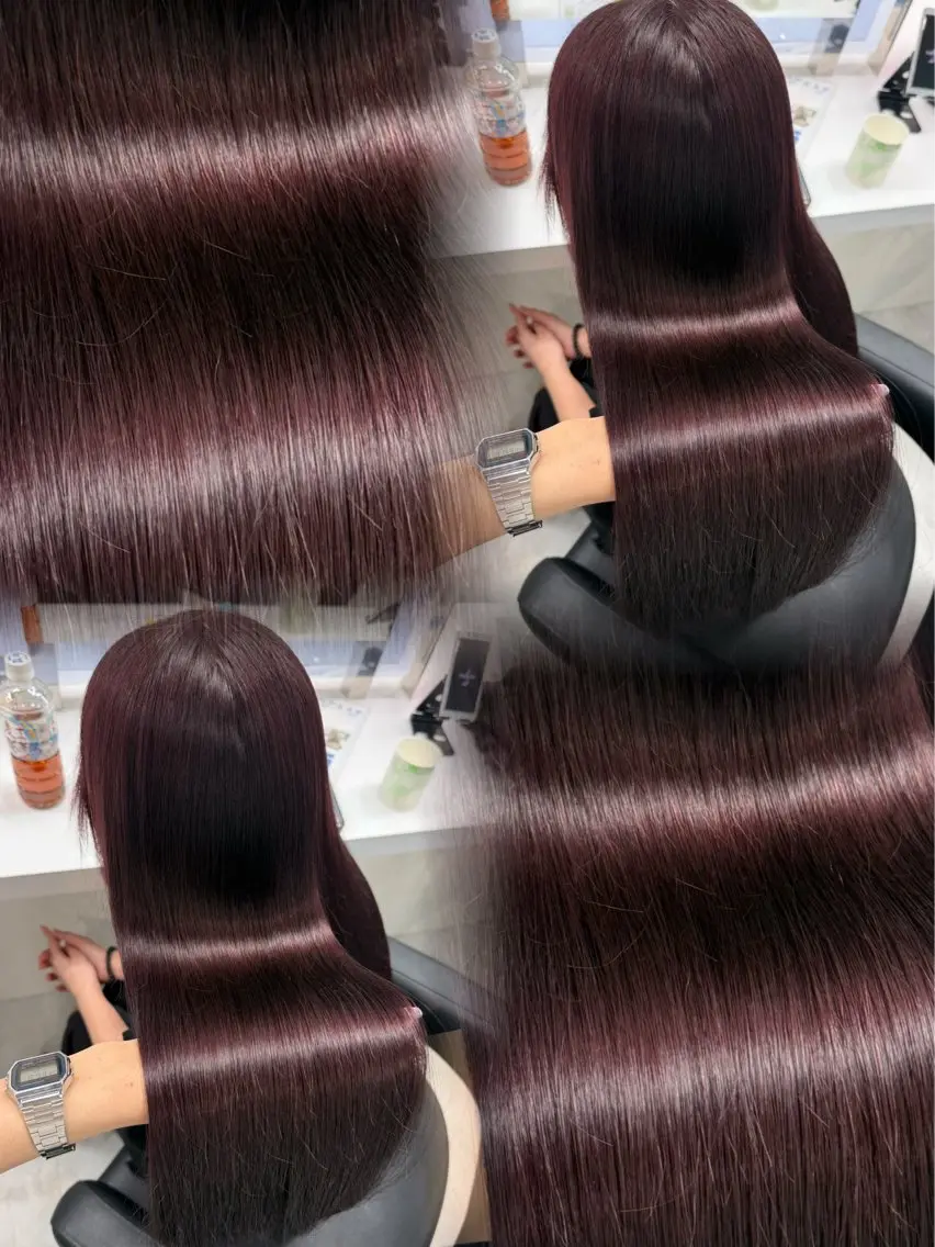 ロング Ma2Ri /ゆるふわ暖色カラーのヘアスタイル
